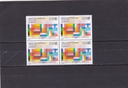 Andorra Francesa Nº 627 En Bloque De Cuatro - Unused Stamps