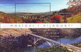 HR 2015-1179-80 BRIDGES, HRVATSKA CROATIA, S/S, MNH - Ponti