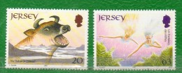 JERSEY 1997 SERIES (Legends, Popular Stories, Folklore, Bull, Clement, Naiad; Cuentos, Leyendas, Toros, Náyade) - Cuentos, Fabulas Y Leyendas