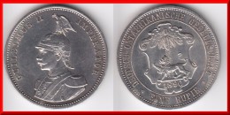 TOP QUALITY *** AFRIQUE ALLEMAGNE DE L´EST - DEUTSCH-OSTAFRIKA - 1 RUPIE 1890 WILHELM II - SILVER *** ACHAT IMMEDIAT !!! - German East Africa