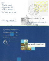 AK  "Bundesversammlung - Www.parliament.ch"   (ATM-Abart)             2002 - Automatic Stamps