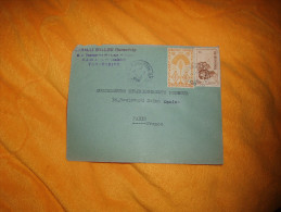 DEVANT DE LETTRE DE 1948. / MERALLI BALLOU OUMEDALY / MADAGASCAR, TANANARIVE POUR PARIS . / CACHETS.+ TIMBRES - Used Stamps