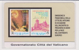 Vatican - Vat 1, Assisi Per La Pace, 10,000 L, 19,600ex, 1/93, Mint - Vaticano