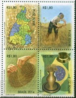 Brazil Brasil 2014 ** Golden Grass. "The Gold Of The Jalapão". Hierba Dorada. "El Oro Del Jalapão". - Unused Stamps