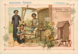 Biscuits Pernot - ** Les Annamites ** - Le Travail Chez Tous Les Peuples - Voir 2 Scans - Pernot