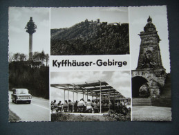 Germany: DDR - Kyffhäuser-Gebirge. Fernsehturm. Terrassen-Gaststätte. Rothenburg. Denkmal. Alte Auto - Unused 1970s - Kyffhäuser