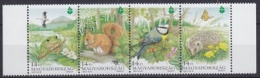 Hungary 1995 European Nature Protection Strip Of 4v ** Mnh (21457) - Unused Stamps