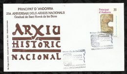 PREMIER JOUR . 25 éme ANNIVERSAIRE DES ARCHIVES NATIONALES  . 14 NOVEMBRE 2000 . - Cartas & Documentos