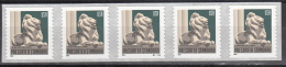 United States   Scott No 3447   Mnh    Year  2000    Plate No. Coil  Strip Of 5 - Coils (Plate Numbers)