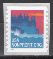 United States   Scott No 3693     Mnh    Year  2002 - Rollenmarken (Plattennummern)