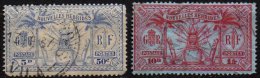 NOUVELLES-HEBRIDES - 2 Valeurs De 1925 Oblitérées - Usados