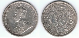 INDIA GEORGE V 1 RUPIA RUPEE 1919 PLATA SILVER - Inde