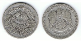 SIRIA SYRIA 1 LIRA 1950 PLATA SILVER - Syria