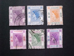 STAMPS 香港 HONG KONG 1954 ELISABETH II茅根 中國 - Oblitérés