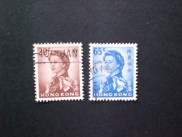 STAMPS 香港 HONG KONG 1962 ELISABETH II 茅根 中國 - Oblitérés