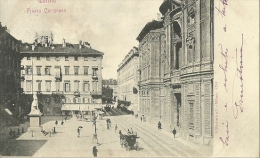 Torino-Piazza Carignano-1901 - Piazze