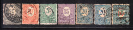 Upper Silesia 1920 Plebiscite & Surcharged Issue 7v Used - Silésie