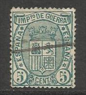 ESPAGNE , SPAIN , 5 C , IMPUESTO DE GUERRA , 1875 , N° Y&T 3 - War Tax
