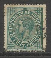 ESPAGNE , SPAIN , 5 C , IMPUESTO DE GUERRA , 1876 , N° Y&T 5 - War Tax