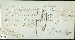 VOORLOPER * BRIEFOMSLAG Uit 1851 Uit OOSTERWIJK Aan De COMMISSARIS DES KONINGS Te ´s-GRAVENHAGE (9769) - ...-1852 Prephilately