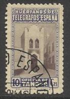 ESPAGNE , SPAIN , 10 C , Huerfanos De Télégraphos Espana , OFFICINA De TANGER - Marocco Spagnolo