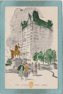 THE  PLAZA  ( A  HILTON  HOTEL )  -  NEW  YORK   -  1951  - - Bar, Alberghi & Ristoranti