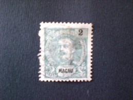 STAMPS MACAU MACAO 1903 King Carlos I Of Portugal - Used Stamps