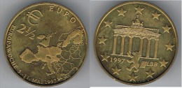 ALEMANIA GERMANY 2 50 EURO 1997 - Ensayos & Reacuñaciones