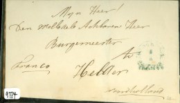 VOORLOPER * FRANCO BRIEFOMSLAG Van 's-HERTOGENBOSCH Aan De BURGEMEESTER Te  DEN HELDER (9774) - ...-1852 Préphilatélie
