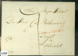 VOORLOPER * CITO BRIEFOMSLAG Uit 1821 Van ´s-HERTOGENBOSCH Naar ZEIJST ZEIST  (9775) - ...-1852 Prephilately