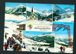 AUSTRIA  -  Kleinwalsetal  Multi View  Used Postcard As Scans - Kleinwalsertal