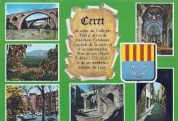 Delcampe - LANGUEDOC ROUSSILLON - 66 - PYRENEES ORIENTALES - CPSM GF Couleur - CERET - Carte Multivues - Ceret