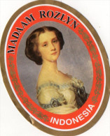 ETIQUETTR  PUBLICITE  Madaam Rozlyn INDONESIA - Etichette