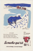 La Vache Qui Rit 50% - Série Les Animaux  N° 8 Le Loup - Produits Laitiers