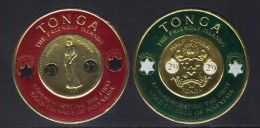 TONGA / 1964 POSTE AERIENNE # 11 & 12 ** (ref 6207E) - Tonga (...-1970)