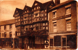 LUDLOW - The Feathers, Ludlow (W Hills) 1905  Used SLIGHT TEAR - Shropshire