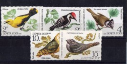 FF-00306 - 1979 - Rusia - Sc 4776-80 - MNH - Hummingbirds