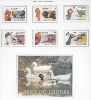 CUBA 2006 - AVES DE CORRAL - VOLAILLE - GEFLÜGEL - POULTRY - SET OF 6 STAMPS + BLOCK - Ungebraucht