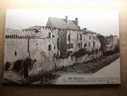 Delcampe - Carte Postale Saint Emilion Les Grands Fossés Les Remparts Ancien Logis De Malet - Saint-Emilion