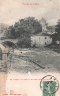 Axat. - Le Château Et Vieux Pont Sur L'Aude. - Axat