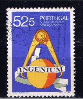 P+ Portugal 1986 Mi 1703 Ingenieursverband - Oblitérés