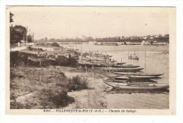 VAL DE MARNE  /  VILLENEUVE-le-ROI  /  CHEMIN  DU  HALAGE  ( Barque  " LE  ZIZI " , Au 1er Plan ! ) - Villeneuve Le Roi