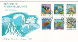 Marshall Islands 1988 Fishes FDC - Marshallinseln