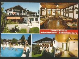 HELLMANNSBERG Gasthof Pension SCHWEIZERHOF Bei Waging Am See Bayern Traunstein 1997 - Traunstein