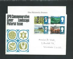 GREAT BRITAIN 2 MAY 1966 FDC LANDSCAPE PICTORIAL ISSUE  WITH EXPLANATION - Ohne Zuordnung