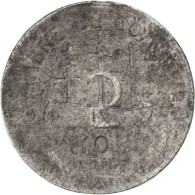 Monnaie, France, 5 Centimes, 1917, TB+, Iron, Elie:10.1 - Notgeld
