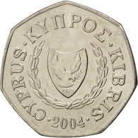 Monnaie, Chypre, 50 Cents, 2004, FDC, Copper-nickel, KM:66 - Cyprus