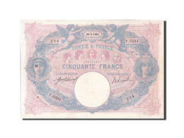 Billet, France, 50 Francs, 50 F 1889-1927 ''Bleu Et Rose'', 1914, TB+ - 50 F 1889-1927 ''Bleu Et Rose''