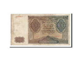 Billet, Pologne, 100 Zlotych, 1941, 1941-08-01, TTB - Poland