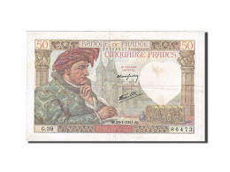 Billet, France, 50 Francs, 50 F 1940-1942 ''Jacques Coeur'', 1941, 1941-01-23 - 50 F 1940-1942 ''Jacques Coeur''